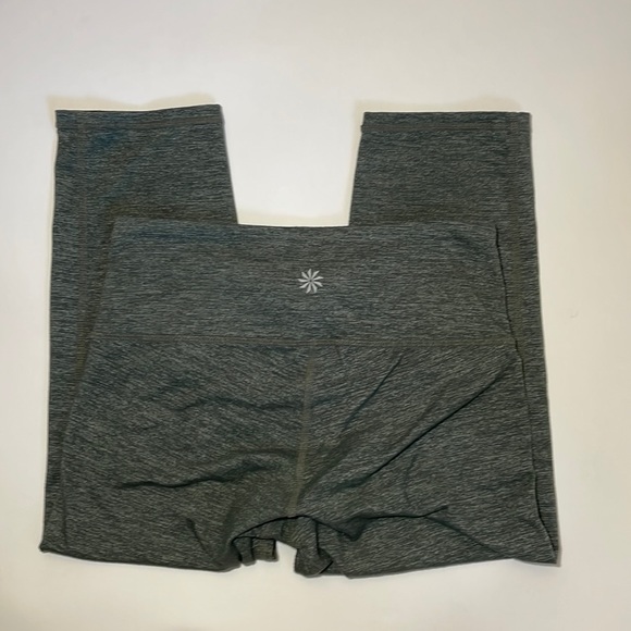Athleta Green Cropped Leggings 15” size XXS - Picture 4 of 5